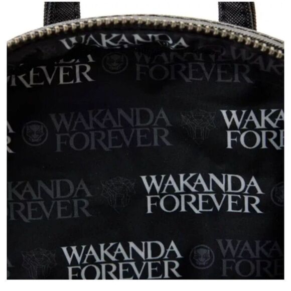 Loungefly Marvel Black Panther Wakanda Forever Figural Mini Backpack New - Picture 5 of 8